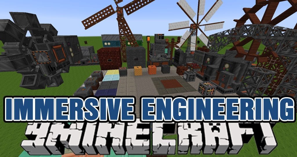 Minecraft mod Immersive Engineering promo image